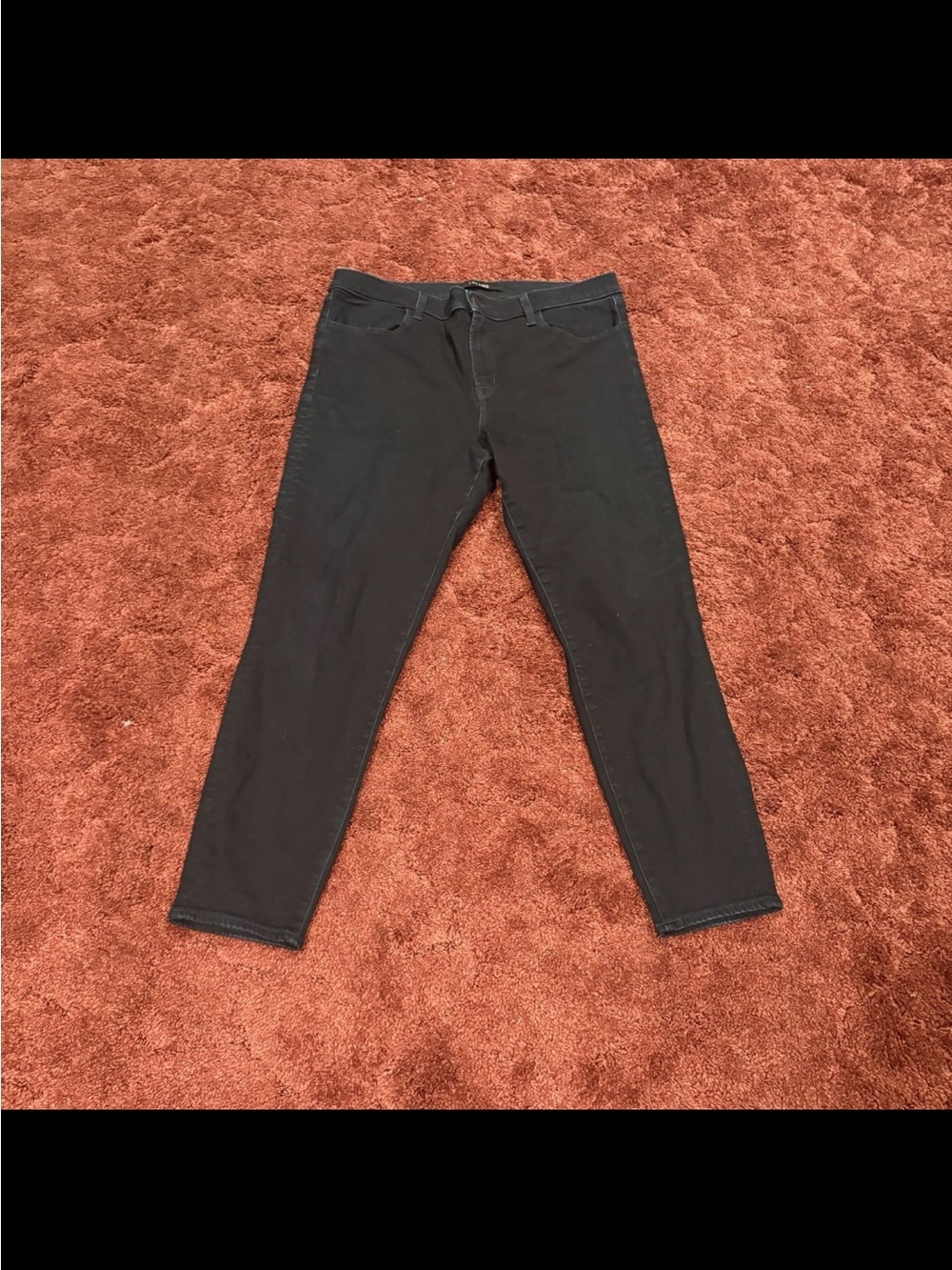 J Brand Navy Blue Stretch Skinny Pants